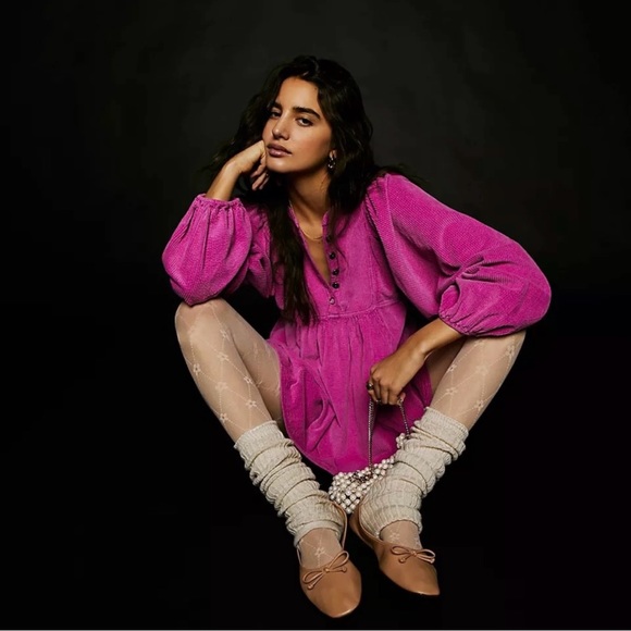 FREE PEOPLE Covered in Cord Tunic NWOT - Picture 4 of 12